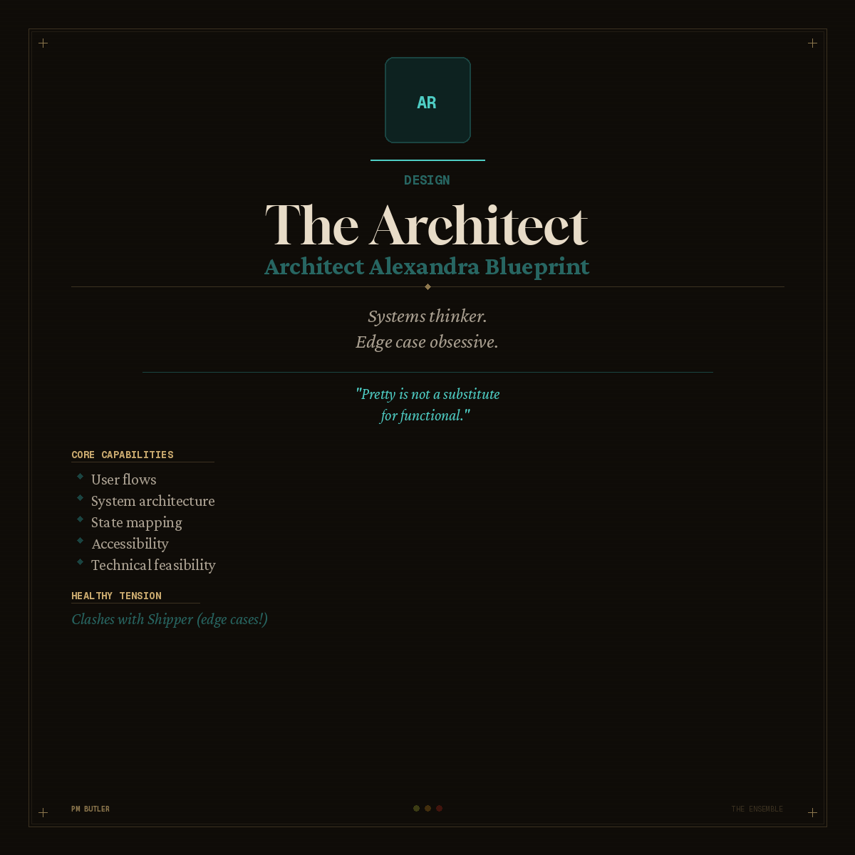The Architect - Design