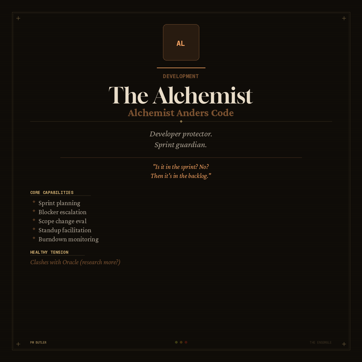 The Alchemist - Development